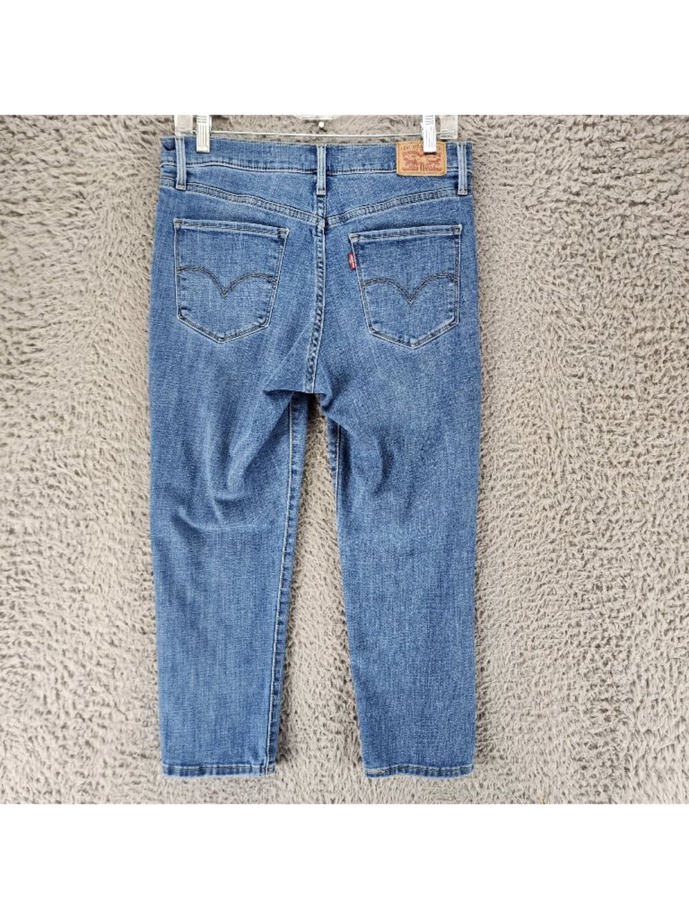 Levis Jeans Womens 30 Blue Stretch Denim 311 Shaping Skinny Capri
